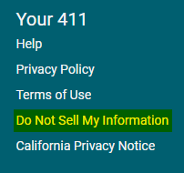 411.com footer