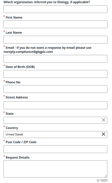 Acuant opt out form