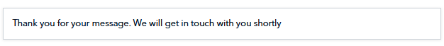 Convex thank you message