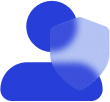 Icon user shield