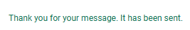 Data-Axle thank you message