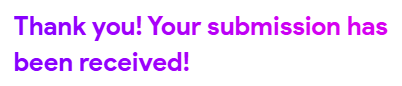 DrivenIQ thank you message