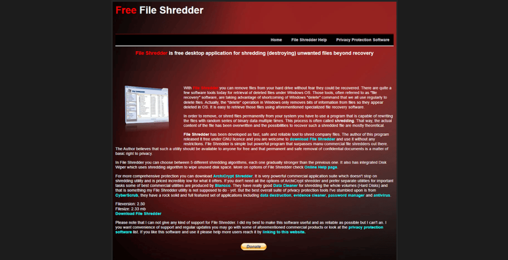 File Shredder