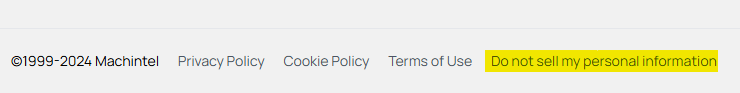 Machintel footer