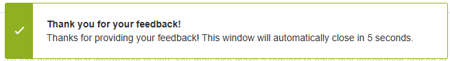 Meltwater thank you message
