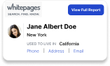 Whitepages data source found