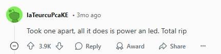 Pro Power Save Reddit post