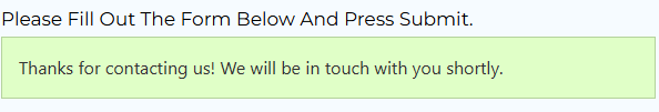 RichMediaLLC thank you message